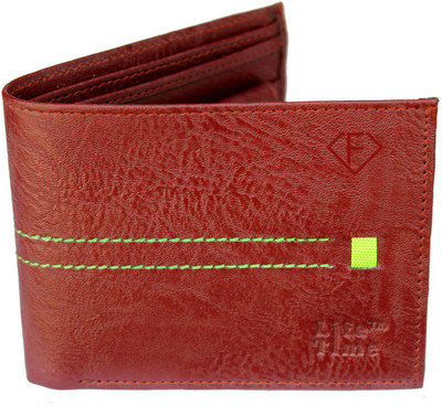 

Fashius Men Maroon Genuine Leather Wallet(4 Card Slots), Maroon-1