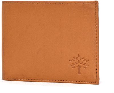 

D'zigners Men Beige Genuine Leather Wallet(6 Card Slots)