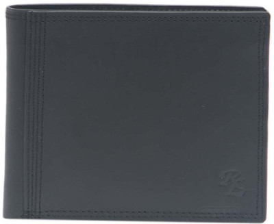 Walletsnbags Men Black Genuine Leather Wallet(5 Card Slots), Multi_1