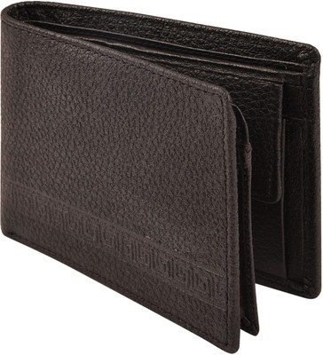 

Death by Color Men Black Genuine Leather Wallet(9 Card Slots)