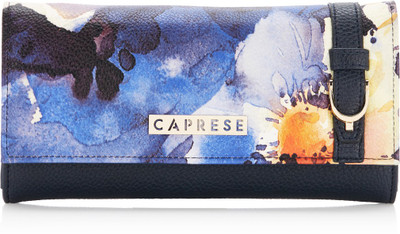 

Caprese Women Blue Artificial Leather Wallet(6 Card Slots)