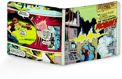 

Shopmania Men Multicolor Genuine Leather, Canvas Wallet(5 Card Slots), Black