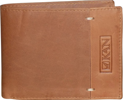 

Style 98 Men Tan Genuine Leather Wallet(7 Card Slots)