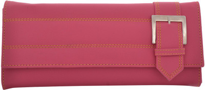 

Cuddle Girls Casual, Formal, Travel, Trendy Multicolor Fabric Wallet(4 Card Slots), Pink
