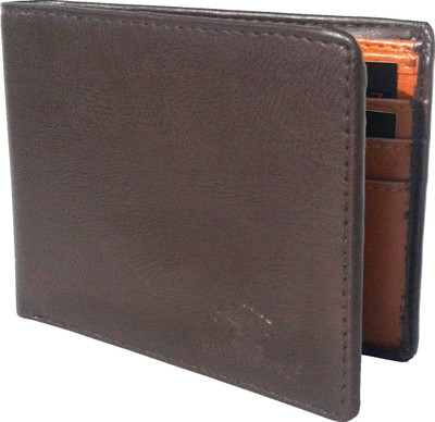 

NUKAICHAU Men Brown Artificial Leather Wallet(6 Card Slots), Brn tan 6
