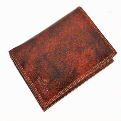 

Zenx Men Brown Genuine Leather Wallet(8 Card Slots), Black shade;brown