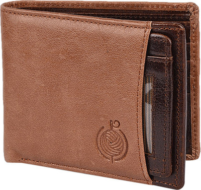 

Taksh Men Casual Brown Genuine Leather Wallet(12 Card Slots)