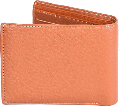 

Reandro Men Brown Genuine Leather Wallet(5 Card Slots), Light brown