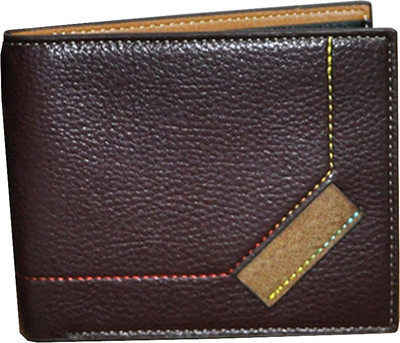 

Death by Color Men Brown Artificial Leather Wallet(6 Card Slots)