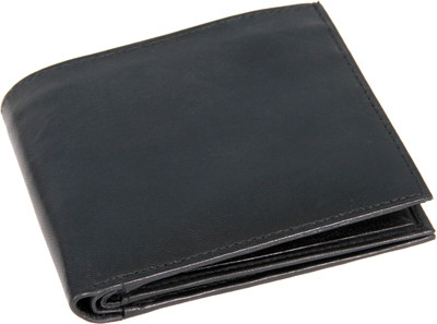 

Essart Men Black Genuine Leather Wallet(12 Card Slots), Black-01
