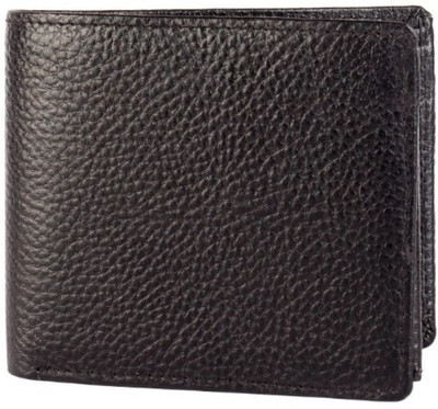 

XCCESS Men Black Genuine Leather Wallet(3 Card Slots)