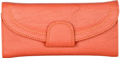 

Cuddle Women Pink Fabric Wallet(4 Card Slots), Peach