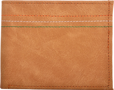 

Exotique Men Tan Artificial Leather Wallet(5 Card Slots)
