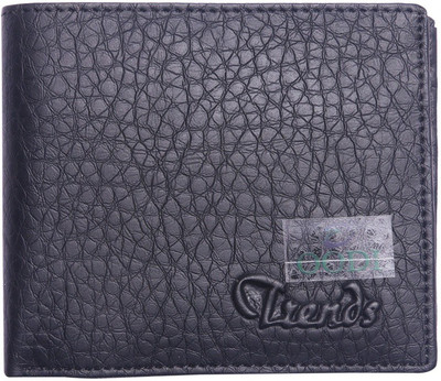 

OODI Men Black Genuine Leather Wallet(3 Card Slots)