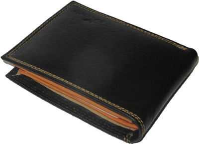 

eXcorio Men Black, Tan Genuine Leather Wallet(13 Card Slots)