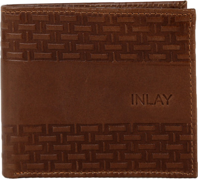 

INLAY Boys Brown Genuine Leather Wallet(6 Card Slots)