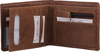 

TR Fashion Boys Brown Genuine Leather Wallet(8 Card Slots)
