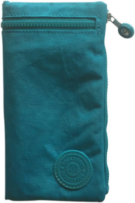 

Rosa Girls Blue Canvas Wallet(10 Card Slots), Light blue