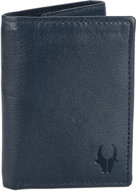 

WildHorn Men Casual Blue Genuine Leather Wallet(9 Card Slots)