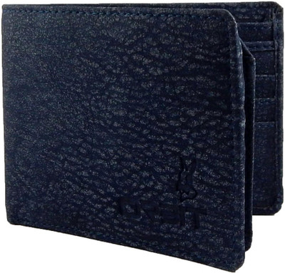 

Orbit Men Blue Genuine Leather Wallet(8 Card Slots)