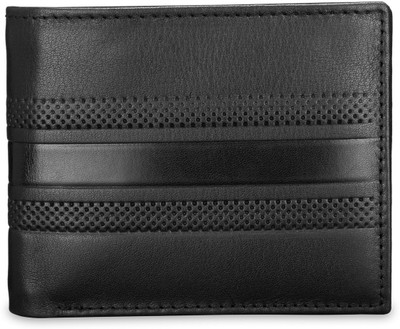 

Teakwood Men Black Genuine Leather Wallet(8 Card Slots)