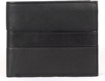 

Swiss Connection Men Black Genuine Leather Wallet(13 Card Slots)