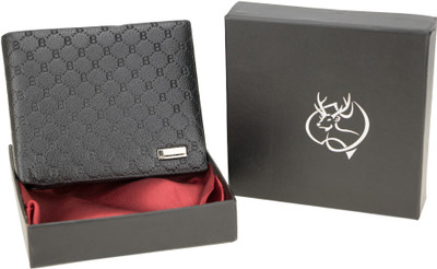 

Zeva Men Black Artificial Leather Wallet(11 Card Slots)