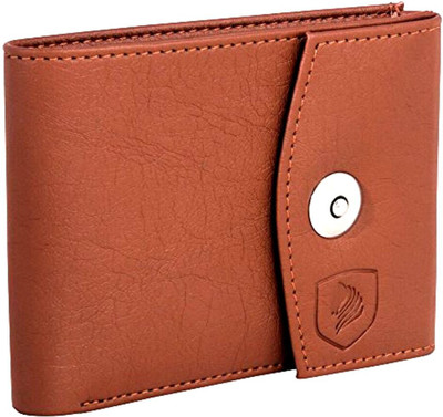 

LANDER Men Tan Genuine Leather Wallet(6 Card Slots)