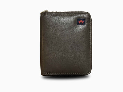 

Lunatik Men Brown Genuine Leather Wallet(7 Card Slots), Black