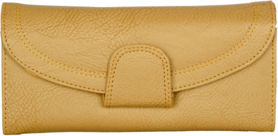 Cuddle Women Beige Fabric Wallet(4 Card Slots)