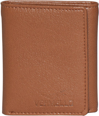 

Vermello Men Tan Artificial Leather Wallet(6 Card Slots)