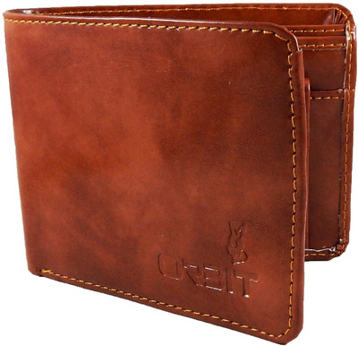 

Orbit Men Tan Genuine Leather Wallet(4 Card Slots)