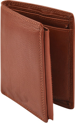 

Death by Color Men Brown Genuine Leather Wallet(9 Card Slots)