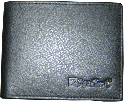 

Goodluck Men Black Artificial Leather Wallet(3 Card Slots)