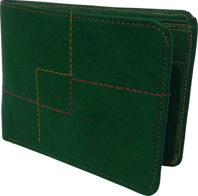 

THE NUKAICHAU Men Green Artificial Leather Wallet(6 Card Slots), Grn 6