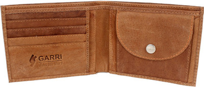 

Garri Men Brown Genuine Leather Wallet(7 Card Slots)