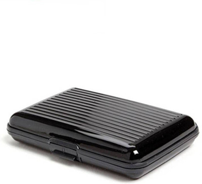 

K.S Fashion Men Black Plastic Card Holder(6 Card Slots)