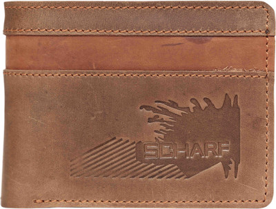 

Scharf Men Multicolor Genuine Leather Wallet(9 Card Slots), Biege-46
