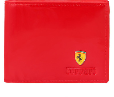 

Ferrari shining Men Red Canvas Wallet(6 Card Slots)
