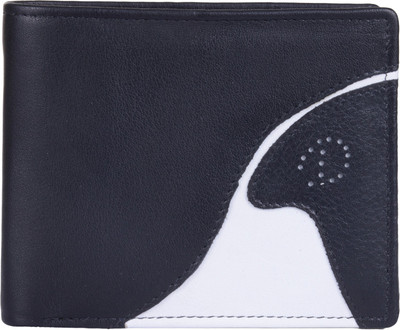 

Reezus Men Black Genuine Leather Wallet(5 Card Slots)