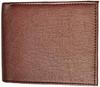 

G-case Men Brown Genuine Leather Wallet(3 Card Slots)