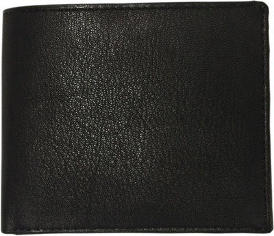 

Mahajans Fashions Men Black Genuine Leather Wallet(3 Card Slots)