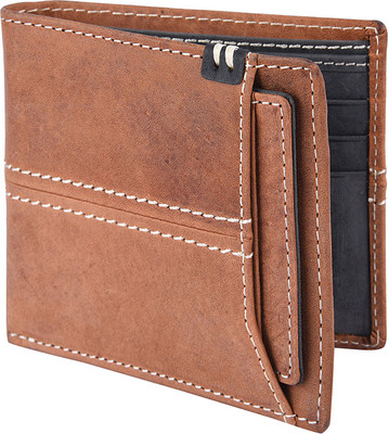 

Death by Color Men Brown Genuine Leather Wallet(6 Card Slots)
