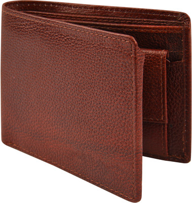 

Accezory Men Brown Genuine Leather Wallet(11 Card Slots)
