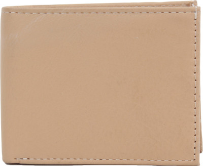 

Leather Hub Men Beige Genuine Leather Wallet(6 Card Slots)