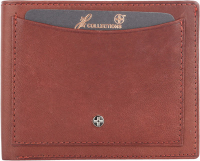 

JL Collections Men Black, Brown Genuine Leather Wallet(6 Card Slots)