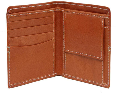 

Borse Men Tan Genuine Leather Wallet(4 Card Slots)