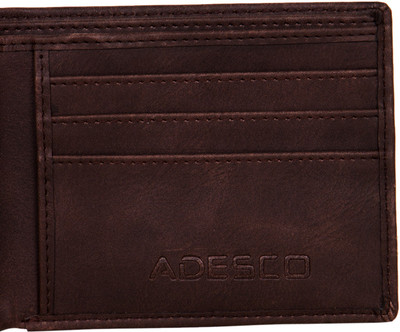 

ADESCO Men Brown Artificial Leather Wallet(6 Card Slots)
