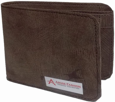 

Arose Fashion Men Brown Denim Wallet(3 Card Slots)