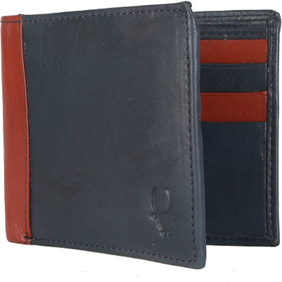 

WildHorn Men Blue Genuine Leather Wallet(6 Card Slots)